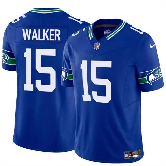 Men's Seattle Seahawks #15 P.J. Walker Royal 2024 F.U.S.E Throwback Vapor Limited Football Stitched Jersey,We sell and wholesale Men's Seattle Seahawks #15 P.J. Walker Royal 2024 F.U.S.E Throwback Vapor Limited Football Stitched Jersey on line form chian!